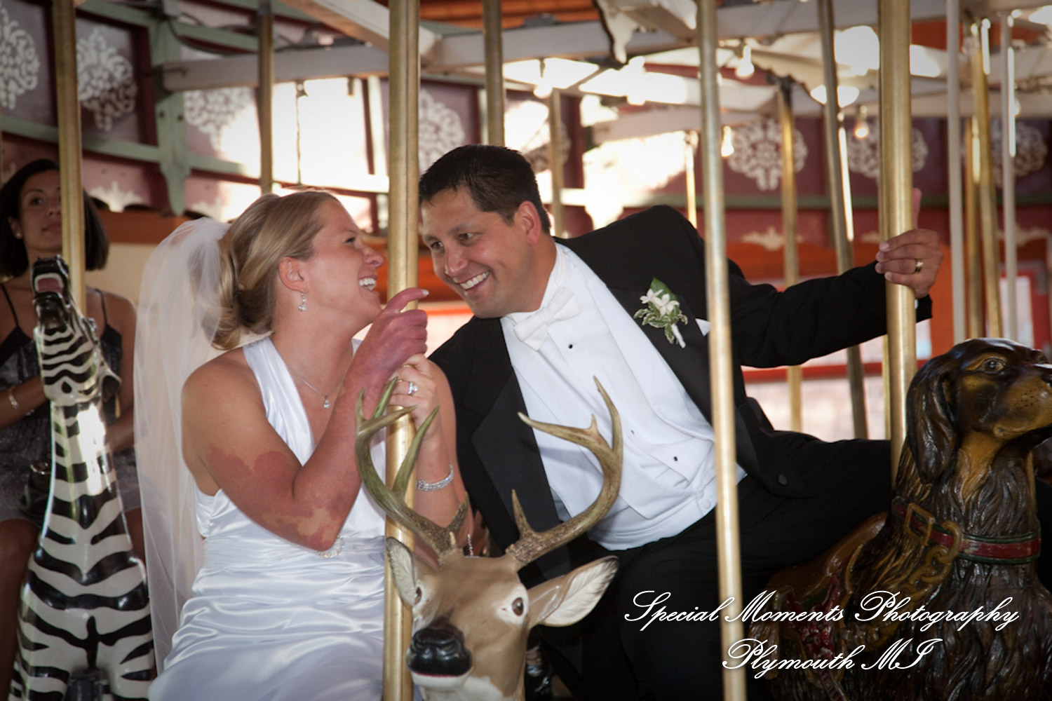 Chris & Shanyn at Taste of History Greenfield Village Dearborn MI wedding photograph
