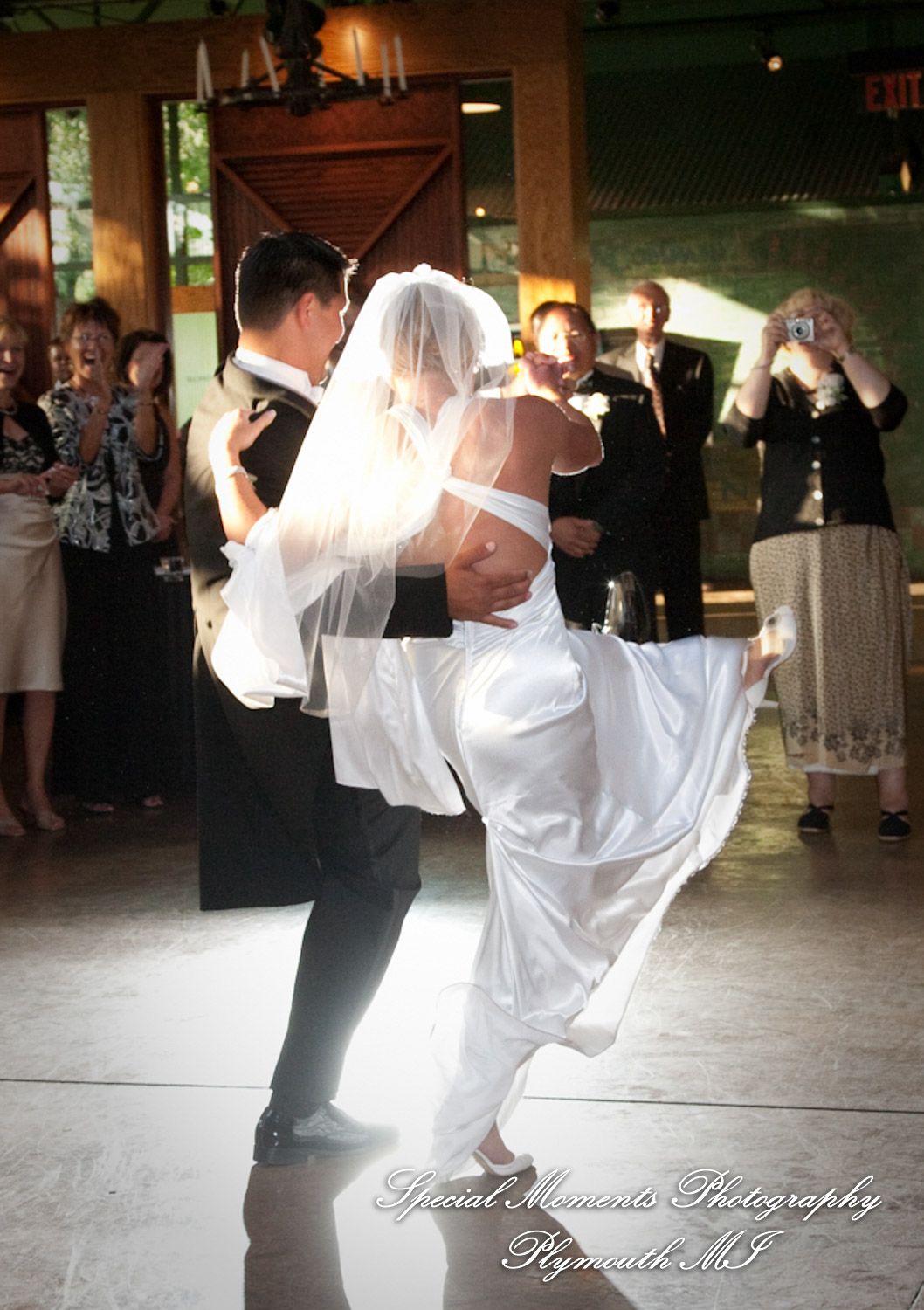 Chris & Shanyn at Taste of History Greenfield Village Dearborn MI wedding photograph