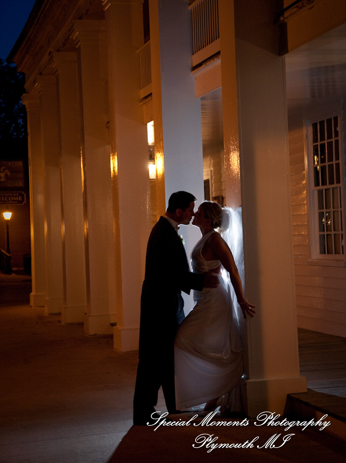 Chris & Shanyn at Taste of History Greenfield Village Dearborn MI wedding photograph