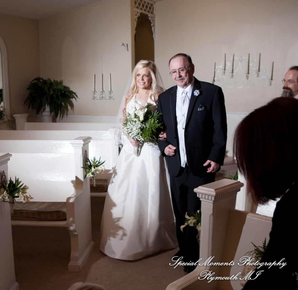Tricia & JR at Little Wedding Chapel Taylor MI wedding photography