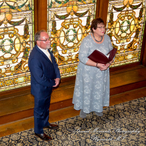 Beverly & Mark at The Whitney Detroit MI wedding photography