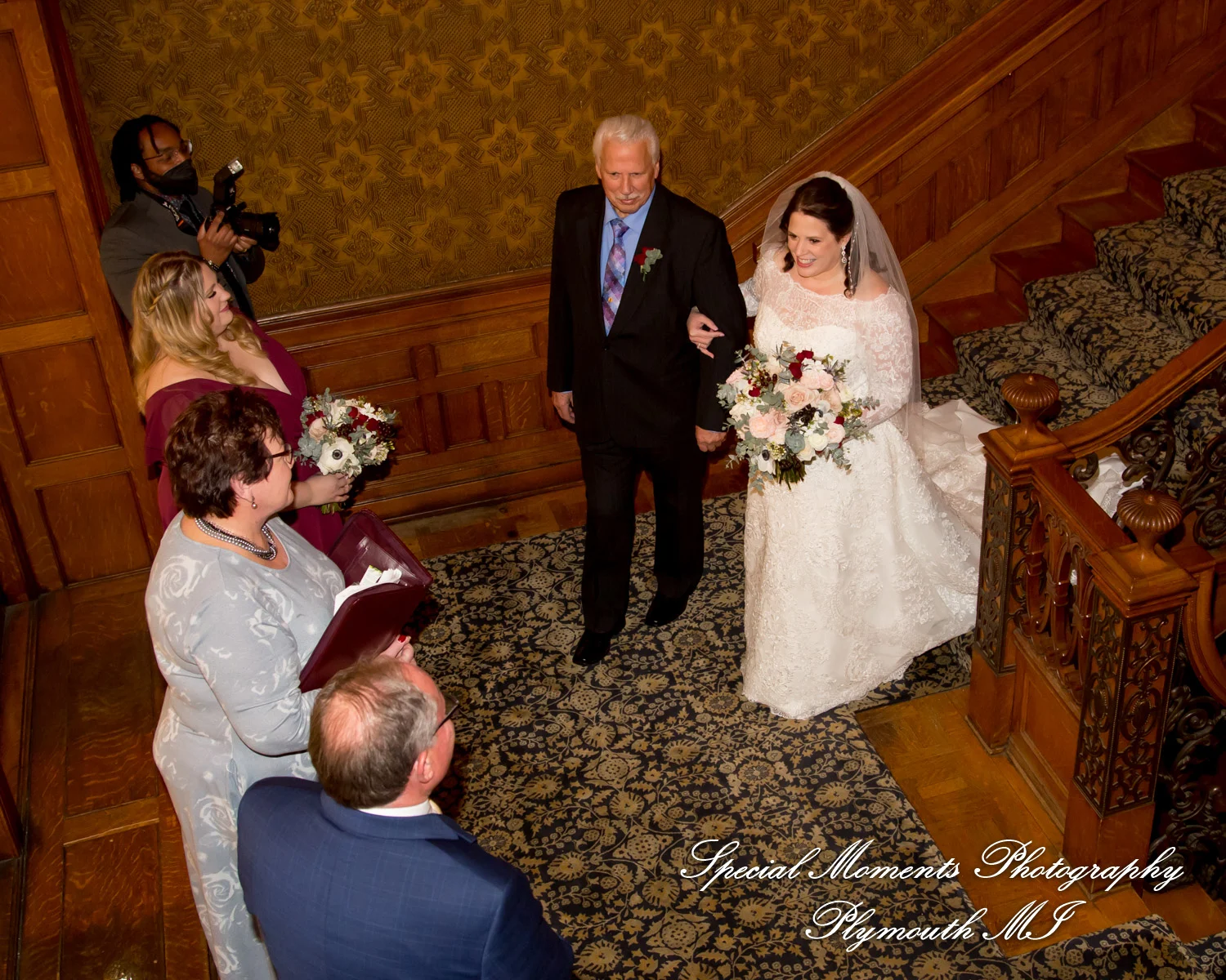 The Whitney Detroit MI wedding photograph