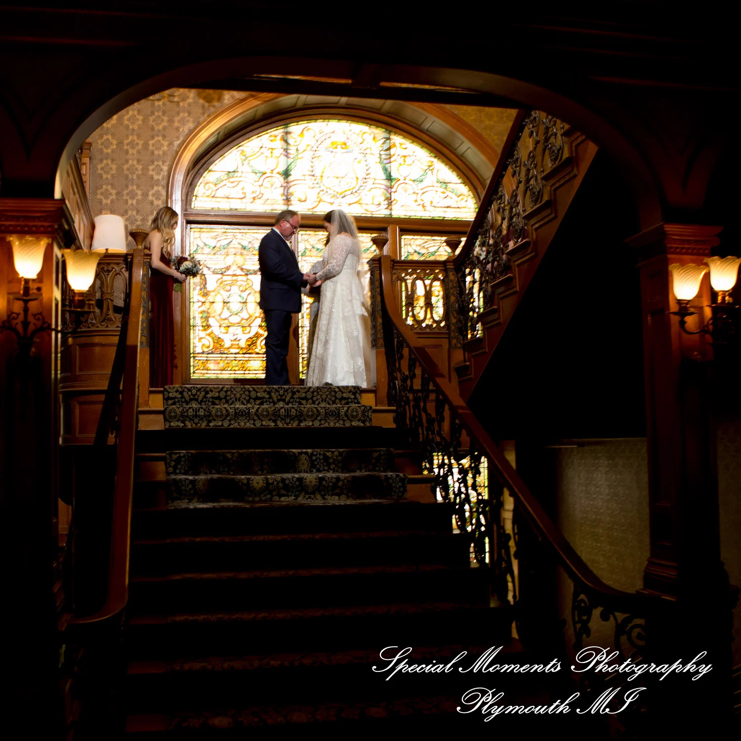 The Whitney Detroit MI wedding photograph
