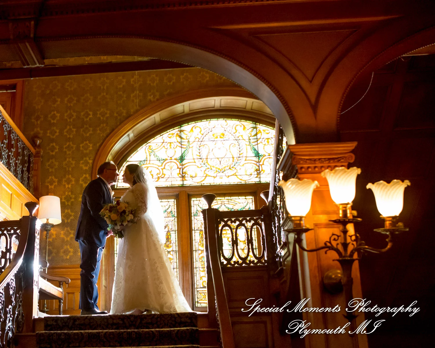 The Whitney Detroit MI wedding photograph