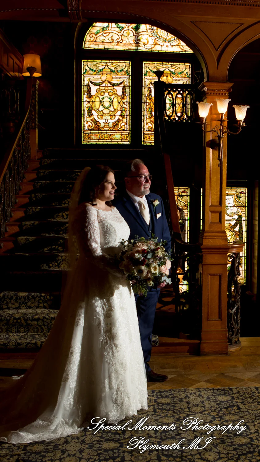 The Whitney Detroit MI wedding photograph