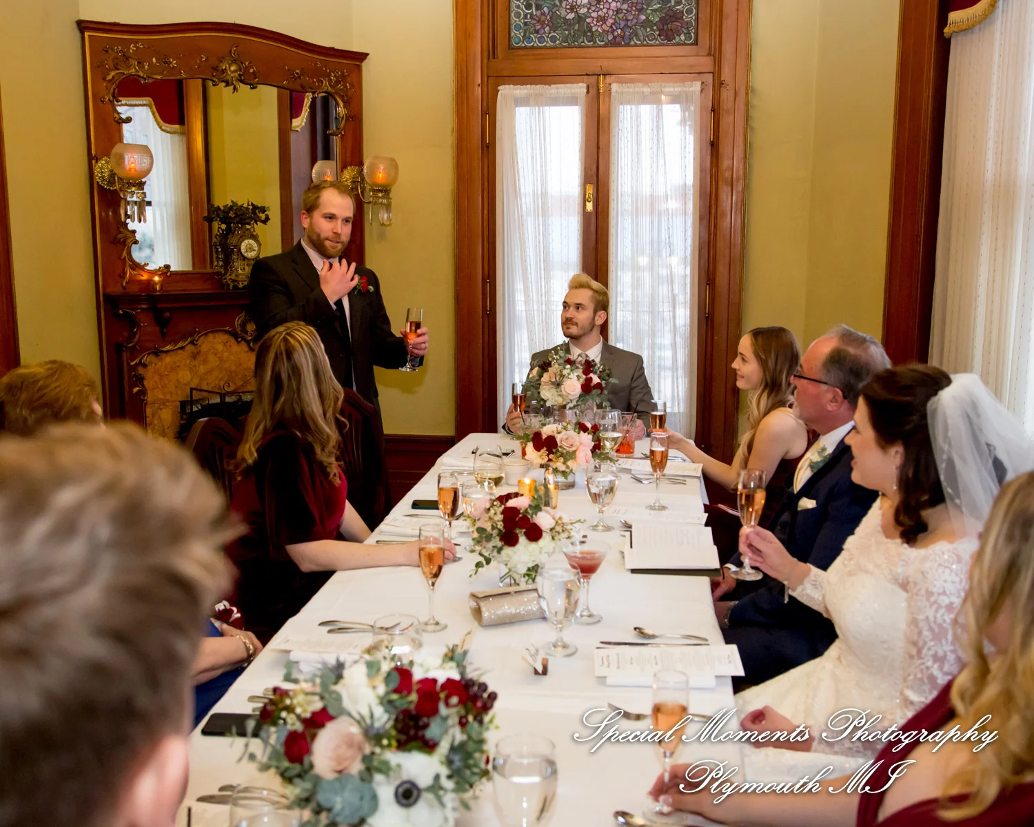 The Whitney Detroit MI wedding photograph