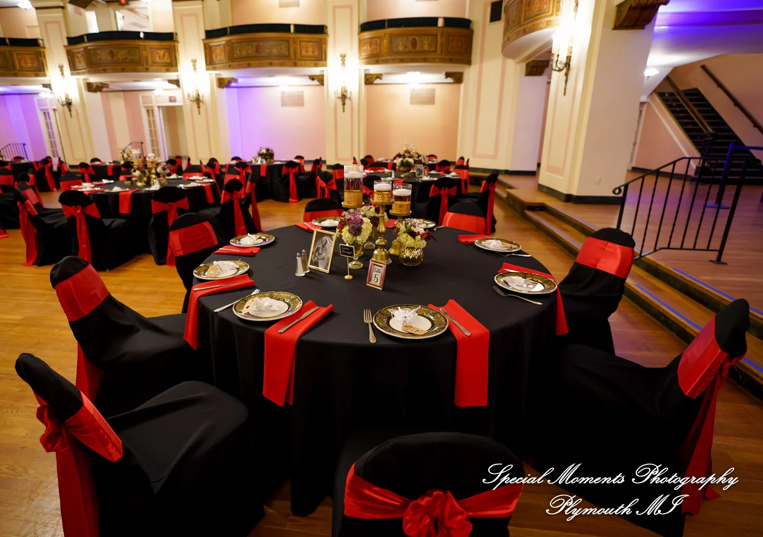 Masonic Temple Detroit MI wedding photograph