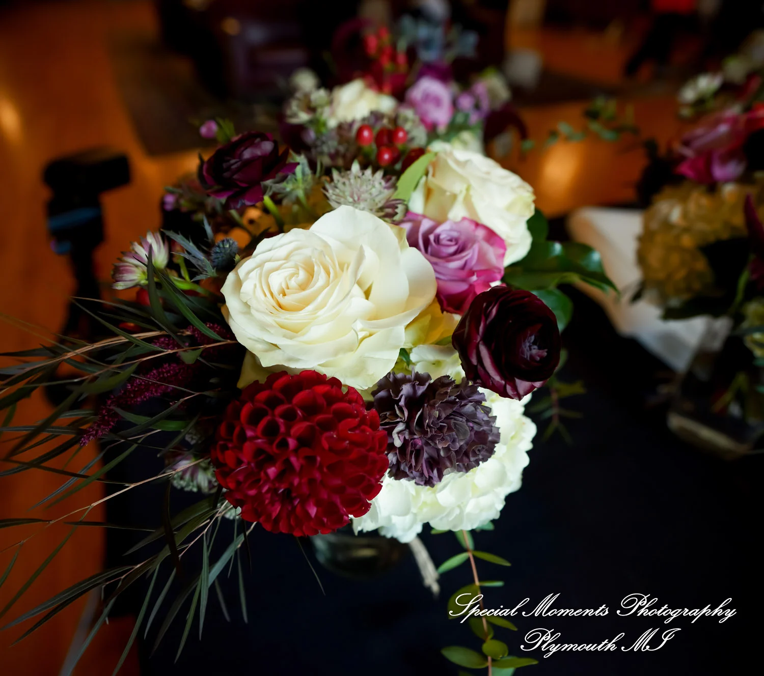Masonic Temple Detroit MI wedding photograph