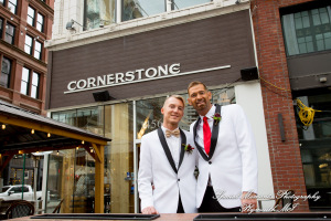 Scot & Eric at Masonic Temple Detroit MI LGBTQ wedding photography