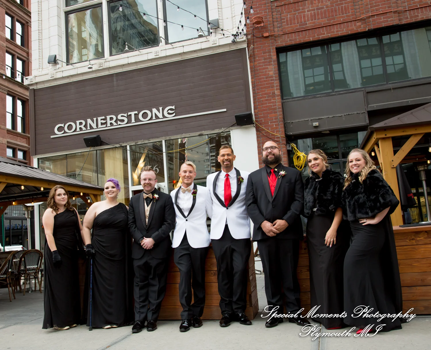 Masonic Temple Detroit MI wedding photograph
