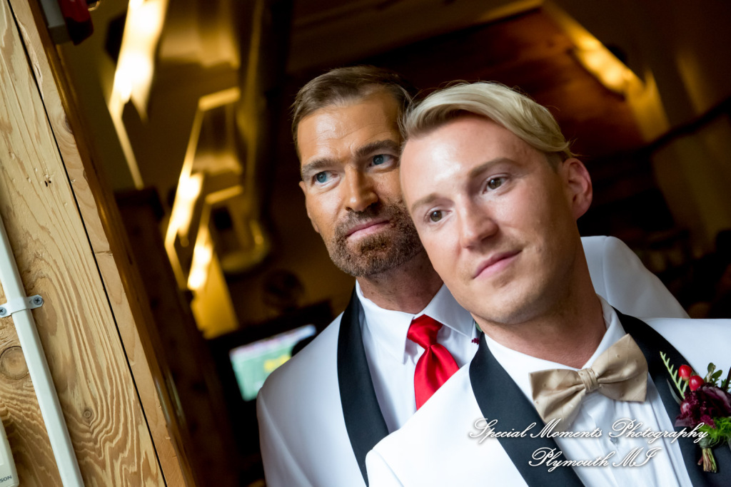 Scot & Eric at Masonic Temple Detroit MI LGBTQ wedding photography