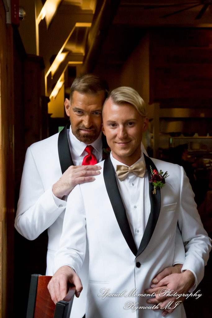 Scot & Eric at Masonic Temple Detroit MI LGBTQ wedding photography