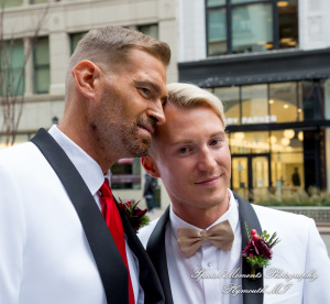 Scot & Eric at Masonic Temple Detroit MI LGBTQ wedding photography