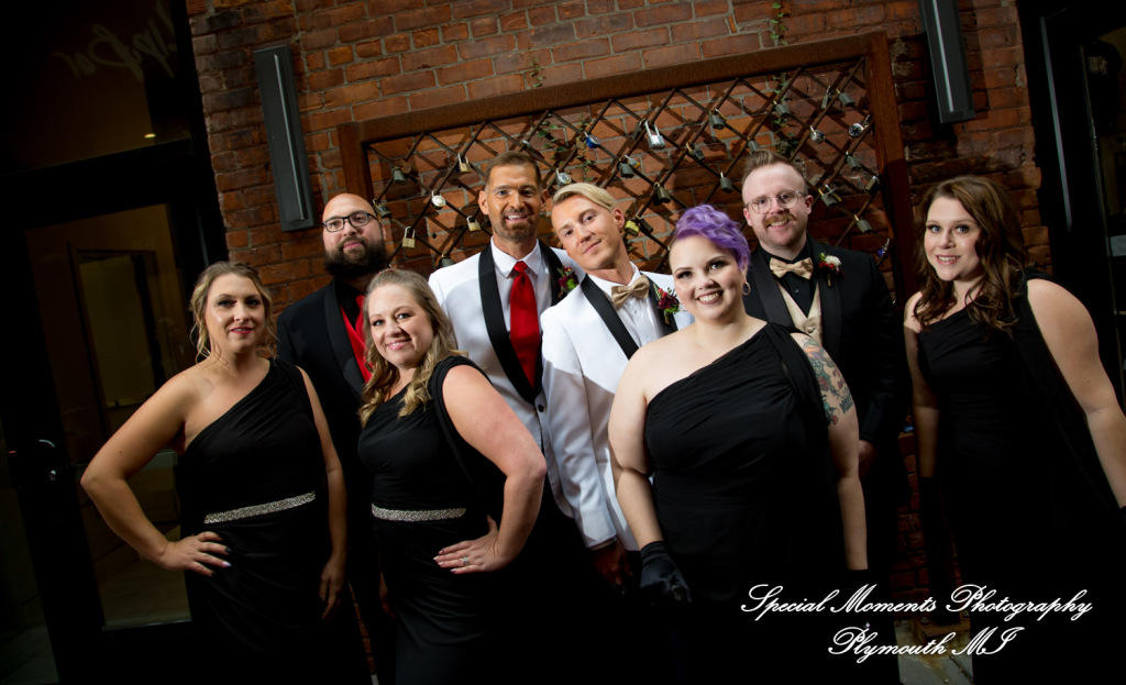 Scot & Eric at Masonic Temple Detroit MI LGBTQ wedding photography
