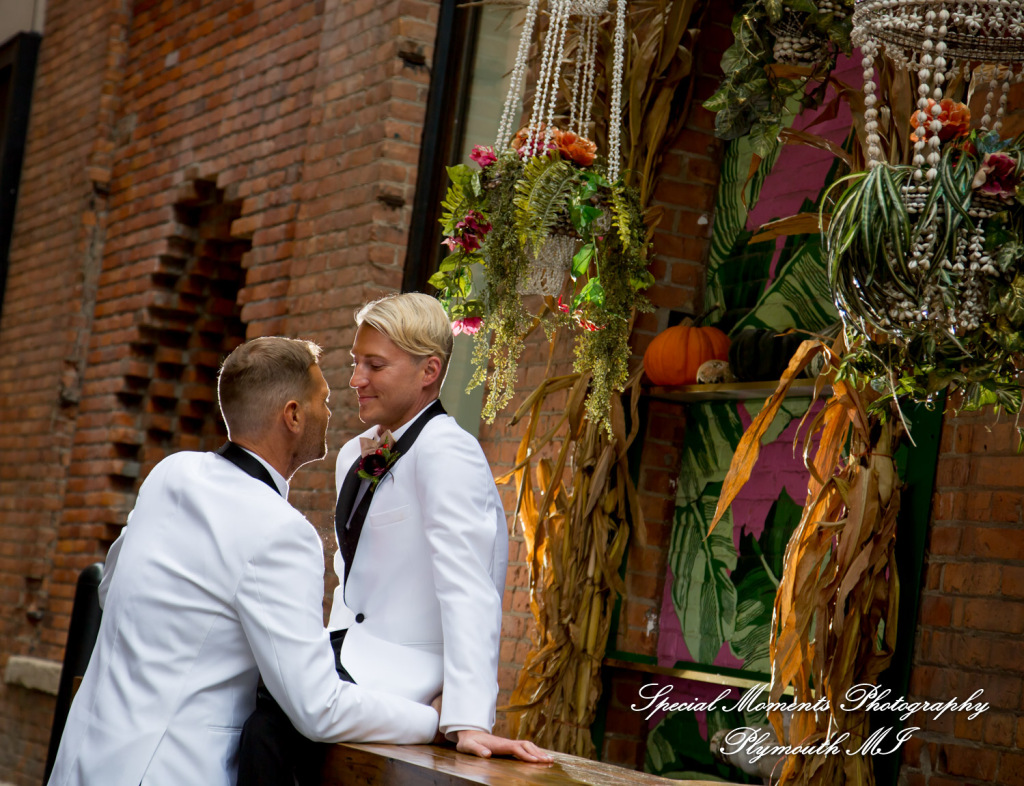 Scot & Eric at Masonic Temple Detroit MI LGBTQ wedding photography