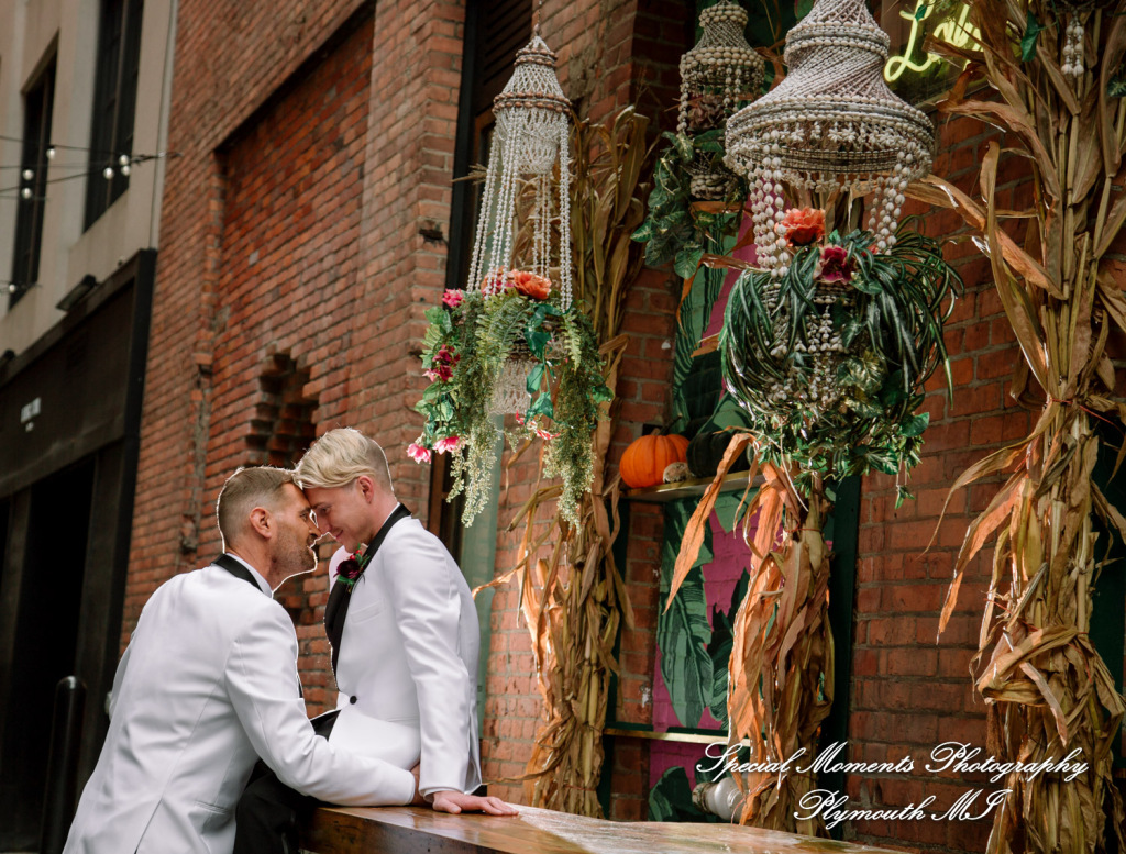Scot & Eric at Masonic Temple Detroit MI LGBTQ wedding photography