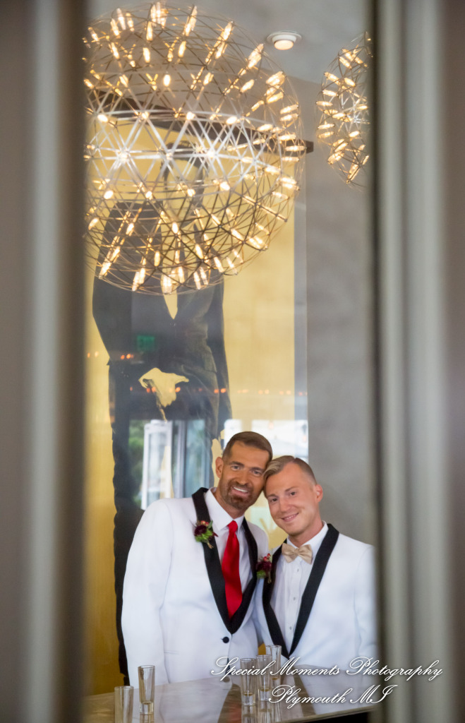 Scot & Eric at Masonic Temple Detroit MI LGBTQ wedding photography