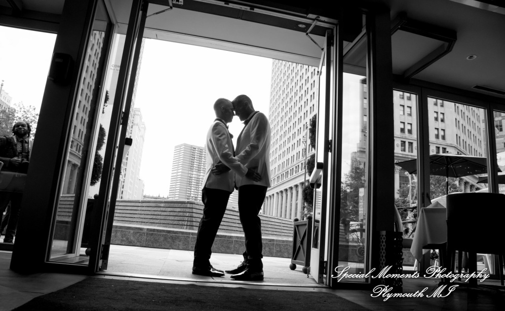 Scot & Eric at Masonic Temple Detroit MI LGBTQ wedding photography