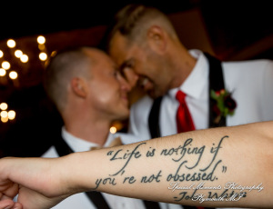 Scot & Eric at Masonic Temple Detroit MI LGBTQ wedding photography