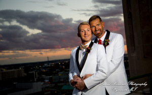 Scot & Eric at Masonic Temple Detroit MI LGBTQ wedding photography
