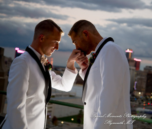 Scot & Eric at Masonic Temple Detroit MI LGBTQ wedding photography