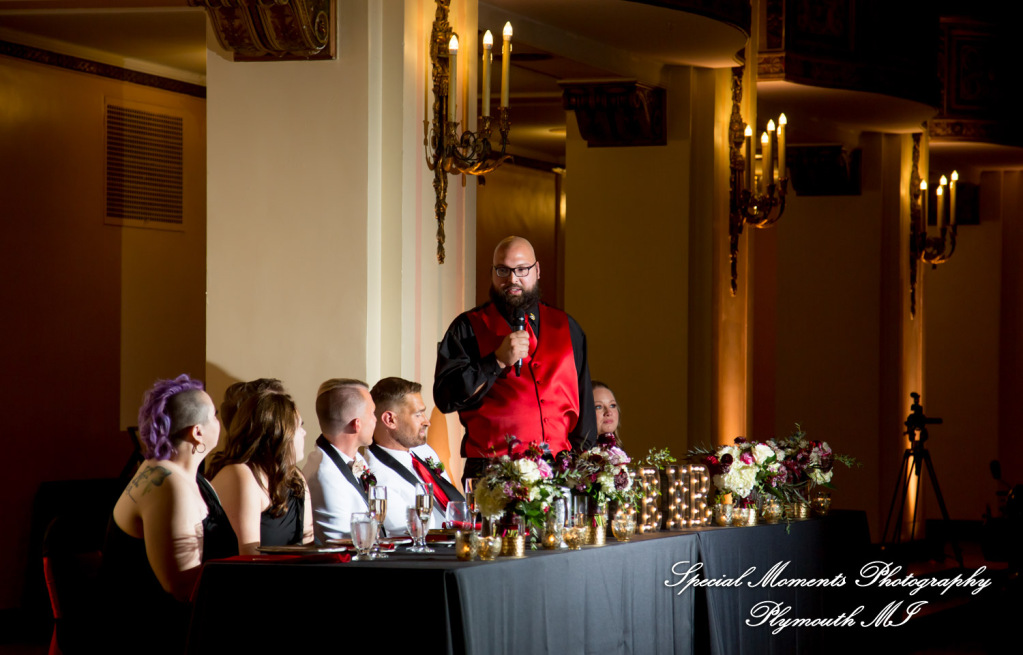 Scot & Eric at Masonic Temple Detroit MI LGBTQ wedding photography