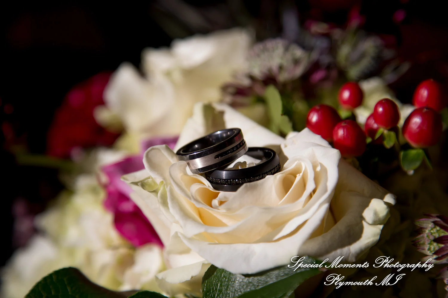 Masonic Temple Detroit MI wedding photograph