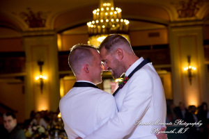 Scot & Eric at Masonic Temple Detroit MI LGBTQ wedding photography