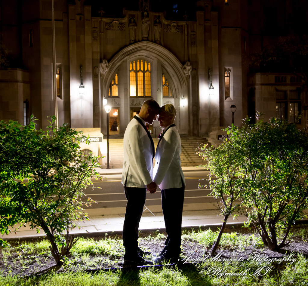 Scot & Eric at Masonic Temple Detroit MI LGBTQ wedding photography