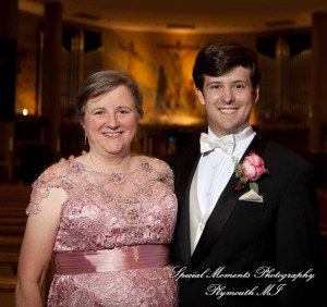 Katherine & Dave at St. Clare of Montefalco Grosse Pointe Park MI wedding photography