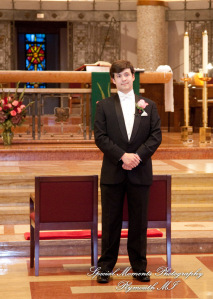 Katherine & Dave at St. Clare of Montefalco Grosse Pointe Park MI wedding photography