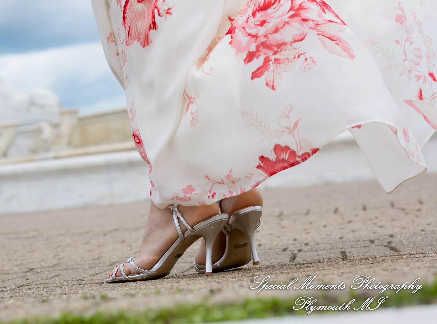 Belle Isle Detroit MI engagement photograph