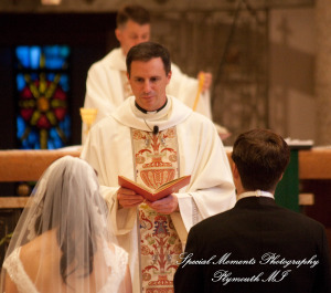 Katherine & Dave at St. Clare of Montefalco Grosse Pointe Park MI wedding photography