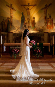 Katherine & Dave at St. Clare of Montefalco Grosse Pointe Park MI wedding photography