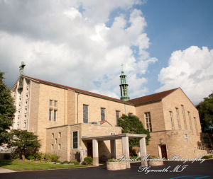 Katherine & Dave at St. Clare of Montefalco Grosse Pointe Park MI wedding photography