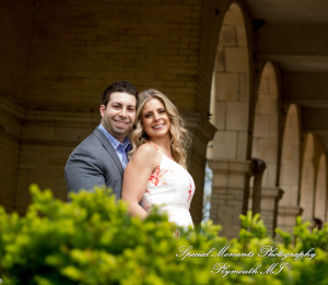 Melissa & Philip at Belle Isle Fountain Detroit MI engagement photography