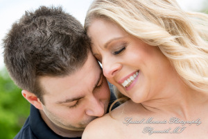 Melissa & Philip at Belle Isle Fountain Detroit MI engagement photography