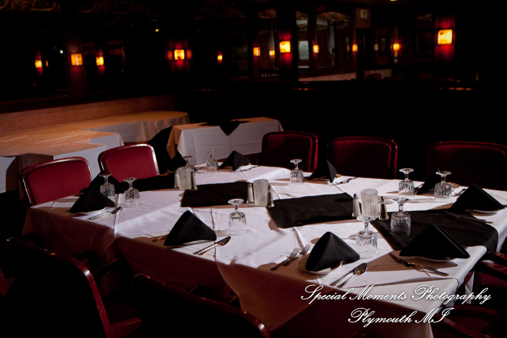 Josh & Dee at Lellis Steak House in Auburn Hills MI wedding photography