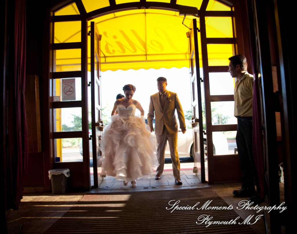 Josh & Dee at Lellis Steak House in Auburn Hills MI wedding photography