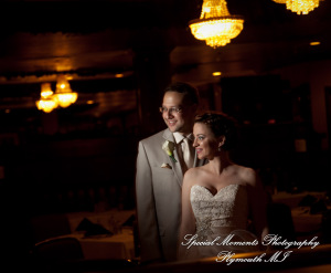 Josh & Dee at Lellis Steak House in Auburn Hills MI wedding photography