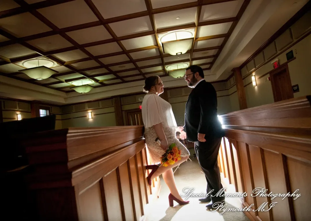 35th District Court Plymouth MI wedding photograph