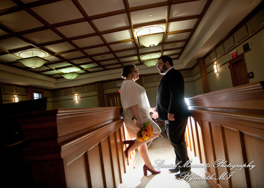 Jessica & Mike at 35th District Court Plymouth MI wedding photography