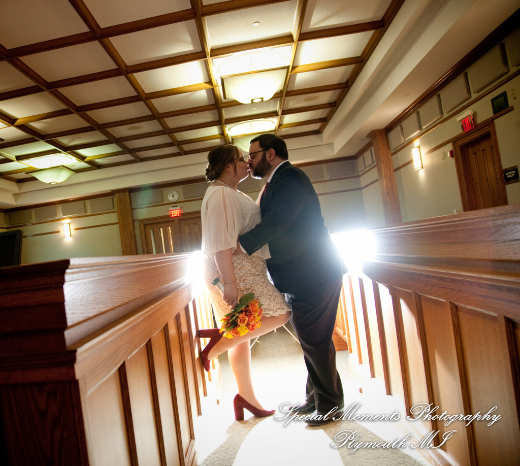 Jessica & Mike at 35th District Court Plymouth MI wedding photography