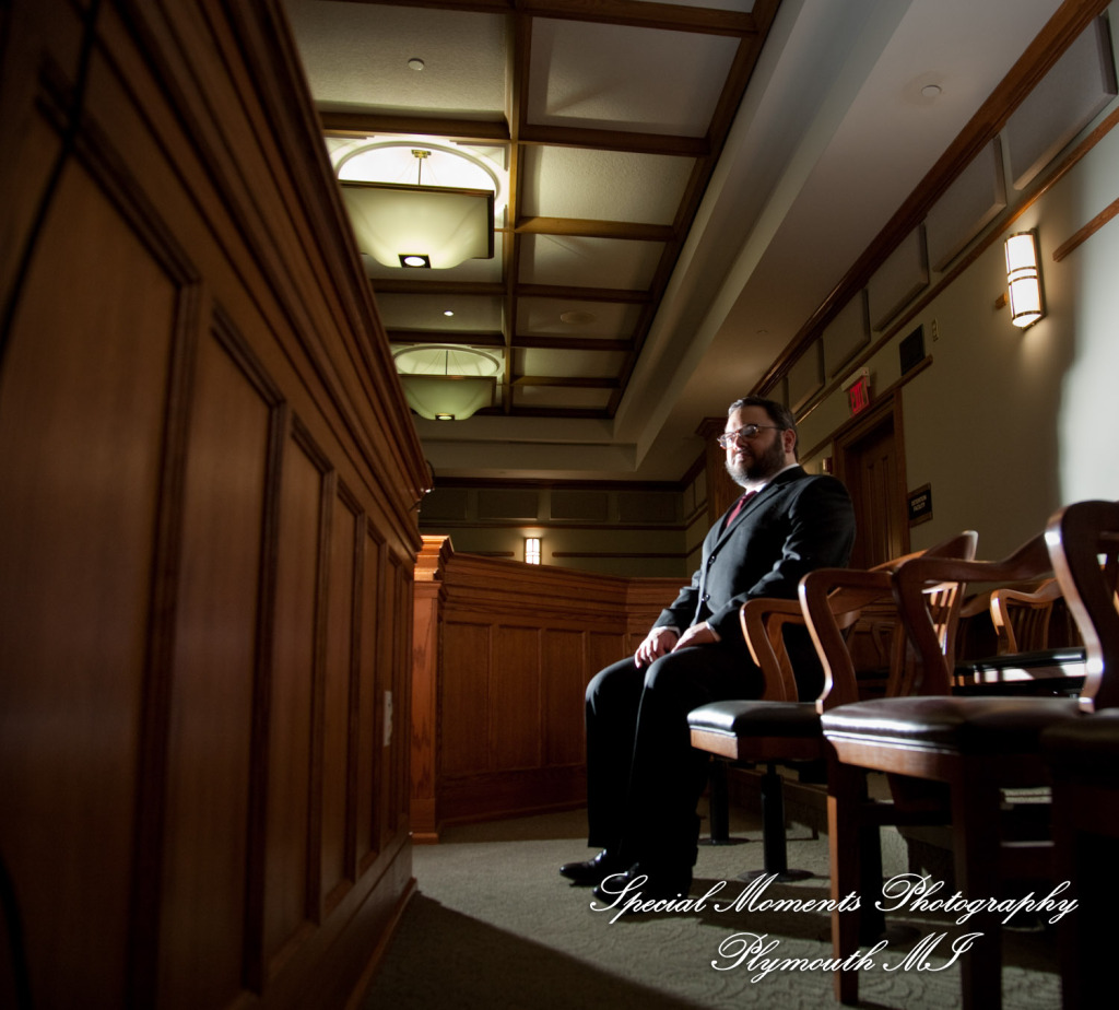 Jessica & Mike at 35th District Court Plymouth MI wedding photography