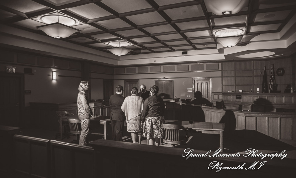 Jessica & Mike at 35th District Court Plymouth MI wedding photography