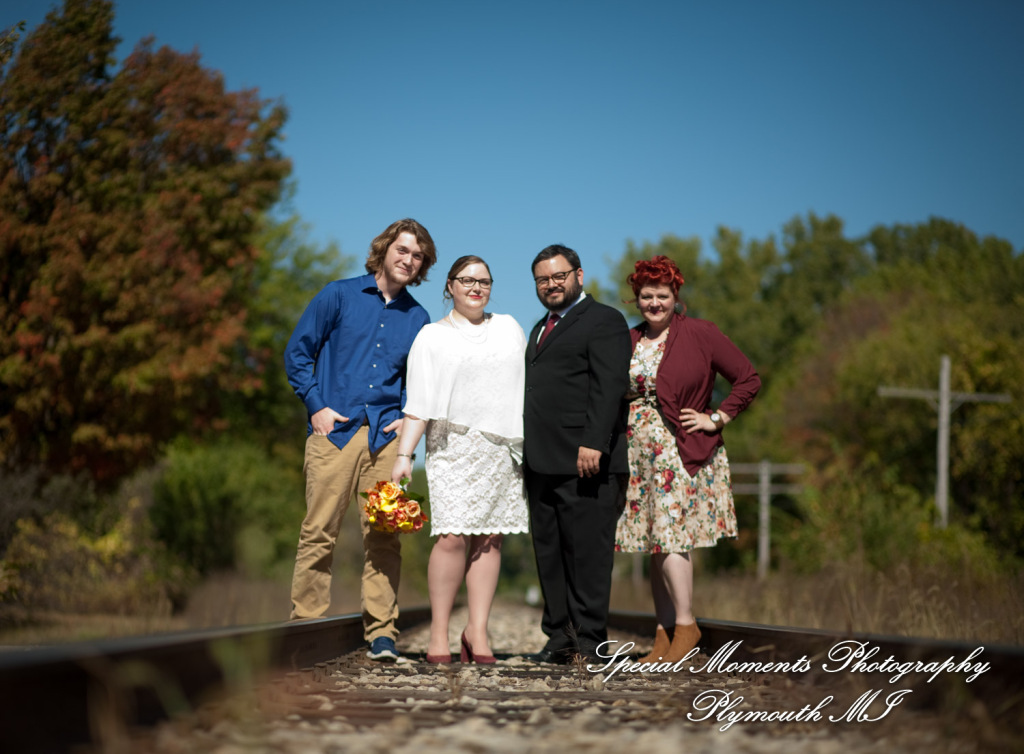 Jessica & Mike at 35th District Court Plymouth MI wedding photography