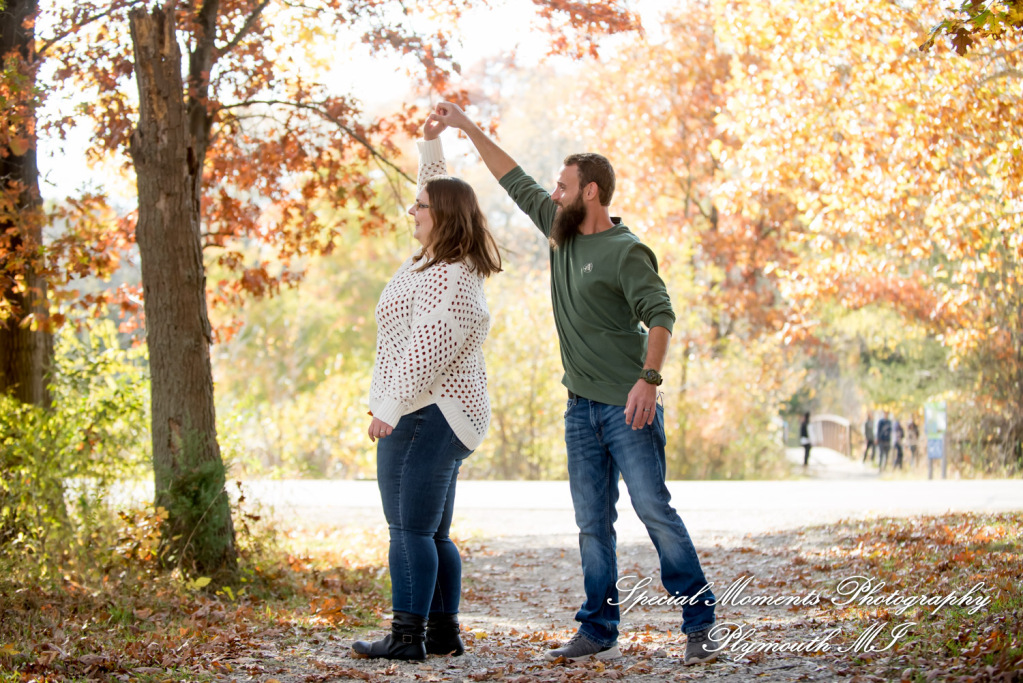 Jordan & Matt at Kensington Metropark Milford MI engagement photography
