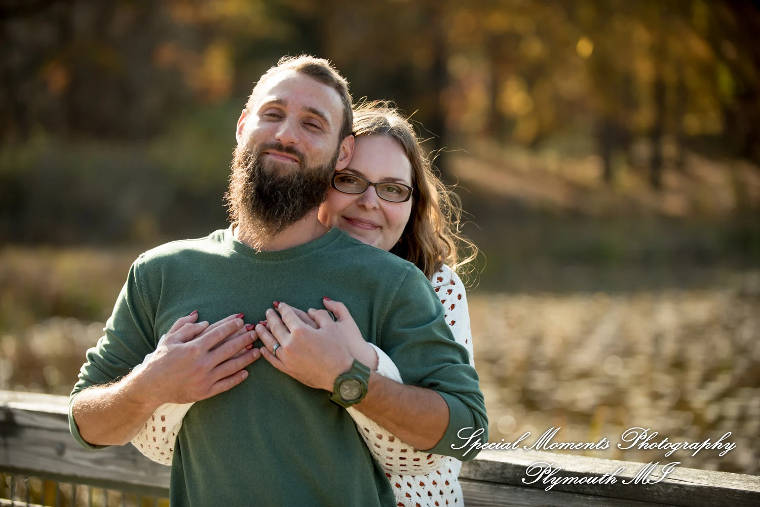 Kensington Metropark Milford MI engagement photograph