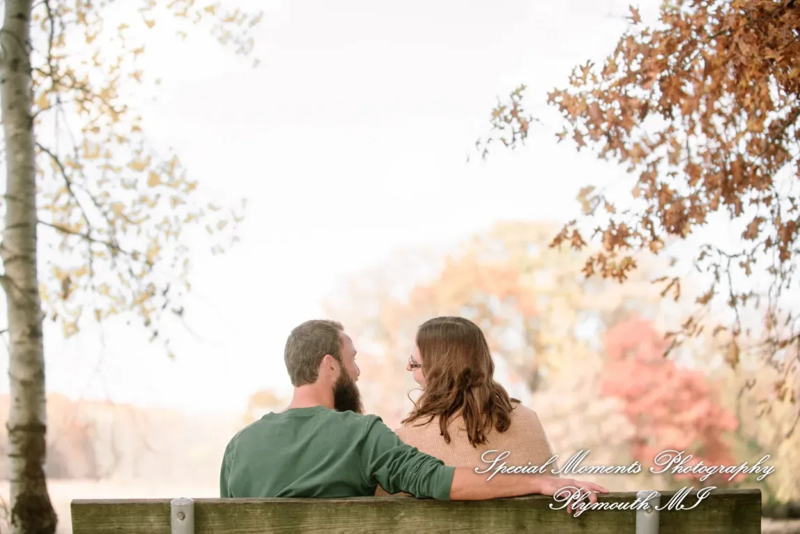 Kensington Metropark Milford MI engagement photograph