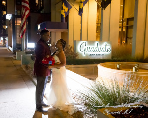 Syri & Carlin at The Graduate Hotel Ann Arbor MI wedding photography